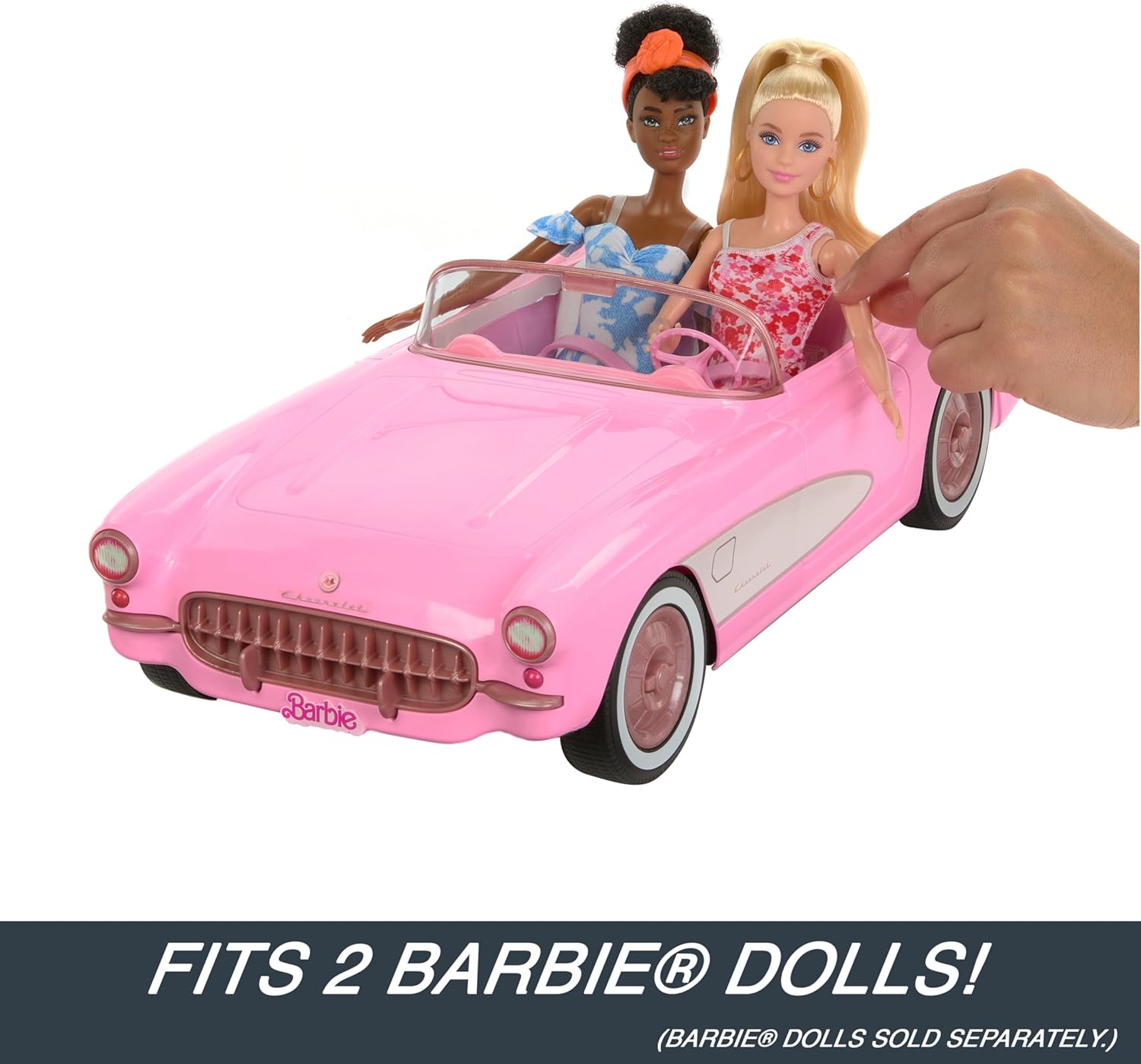 Hot Wheels Barbie RC Corvette Auto telecomandata da Barbie Il Film, dai 3 anni in su